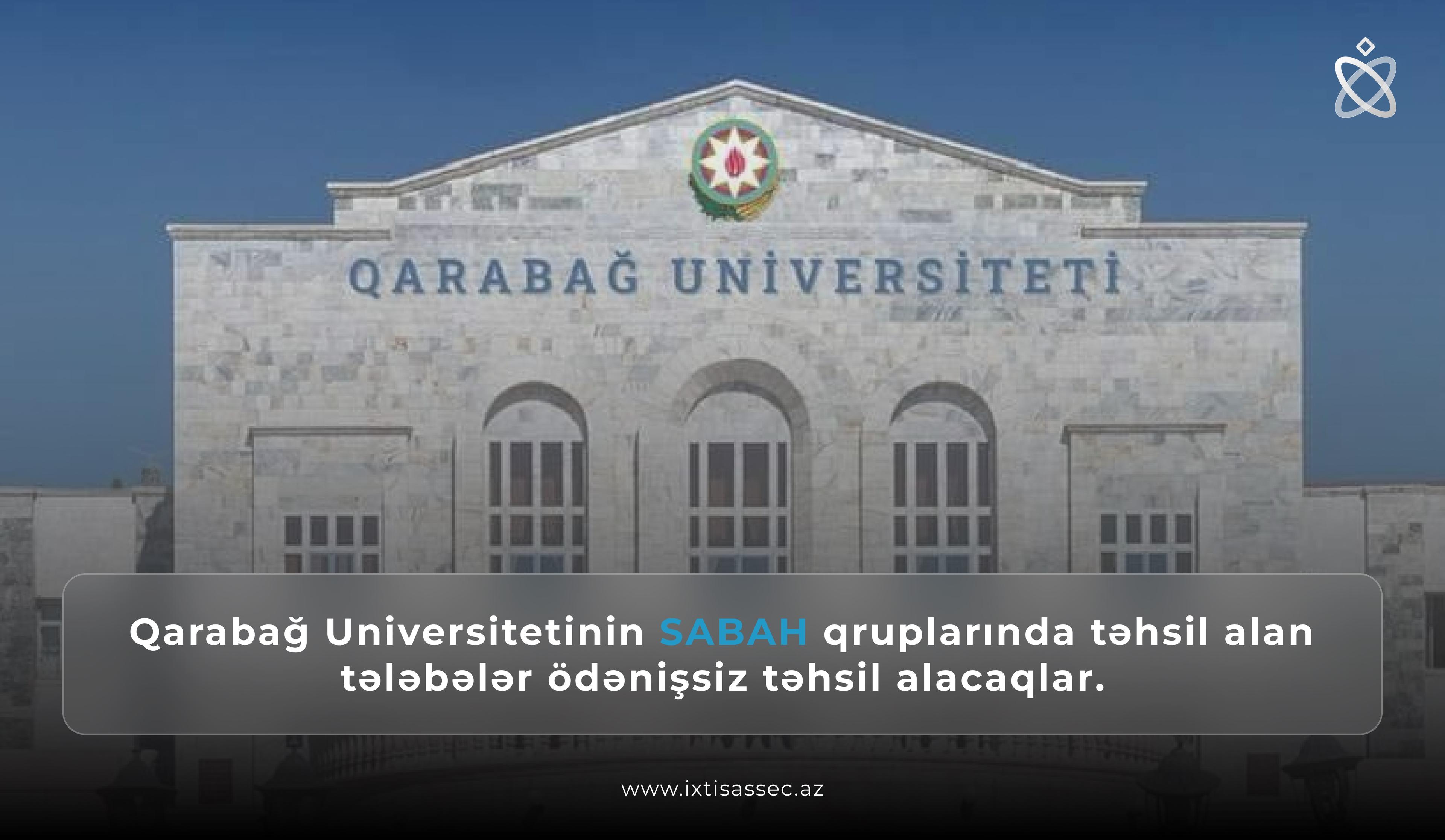 Qarabağ Universitetində SABAH qrupları.